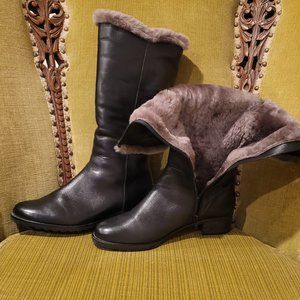 WINTER HOGL high leather  boots size 10